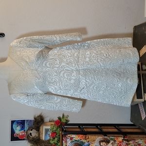 VINTAGE Handmade Quilt Metal Zipper Dress Small